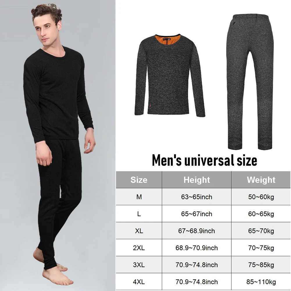 Men Motorcycle Heated Jacket Electric USB Heated Thermal Underwear Set Thermal Long Sleeve T Shirts Pants Keep Warm Winter
Men Motorcycle Heated Jacket Electric USB Heated Thermal Underwear Set Thermal Long Sleeve T Shirts Pants Keep Warm Winter