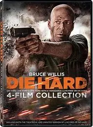 Винтажный Шелковый плакат с изображением Брюса Виллиса от Die Hard 12 дюймов 24x36