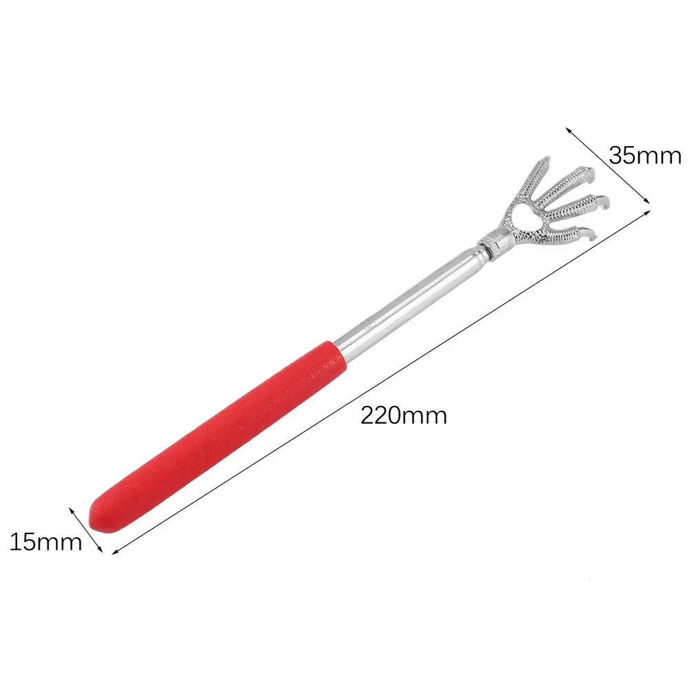 Compact Telescopic Claw Stainless Steel Massager Back Scratcher Adjustable Back Scratching Massage Hand Claw Protective Stinger
Compact Telescopic Claw Stainless Steel Massager Back Scratcher Adjustable Back Scratching Massage Hand Claw Protective Stinger