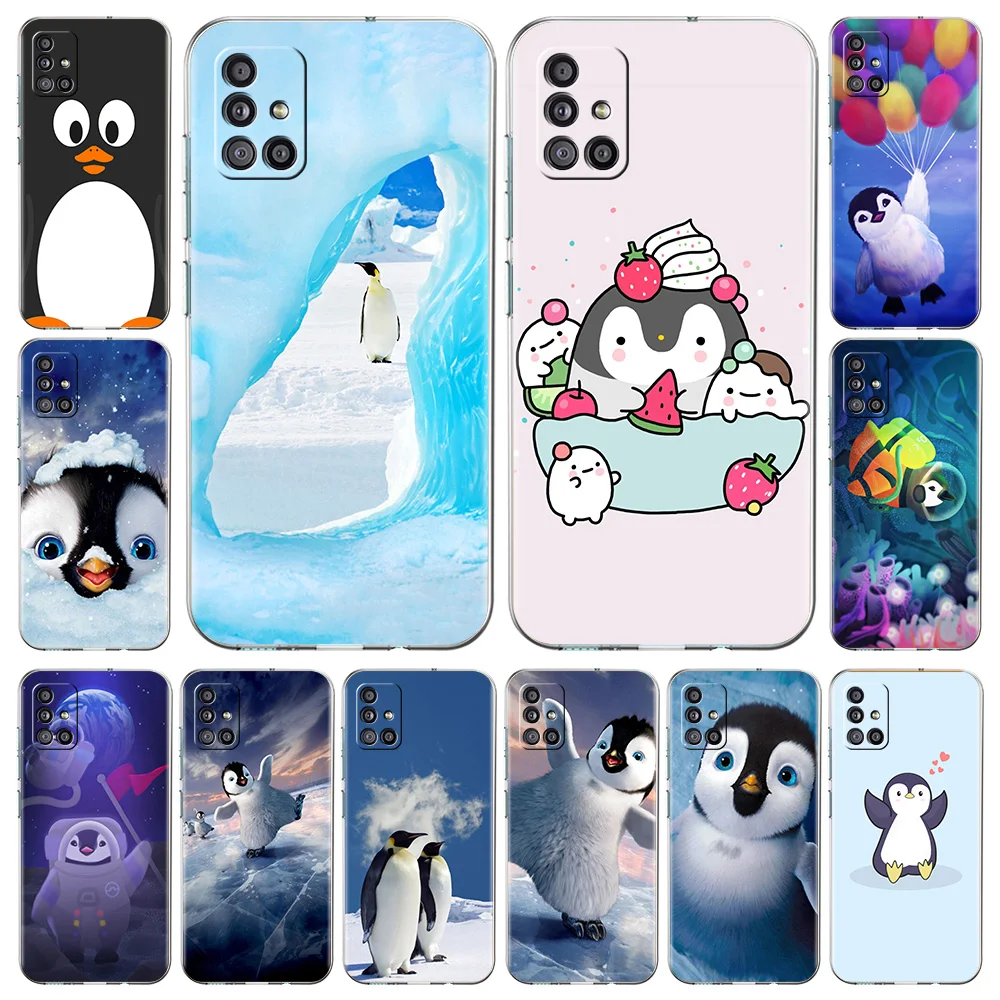 Cute Lovely Penguin Phone Case For Samsung Galaxy A51 A71 A21S A12 A11 A31 A41 A52 A32 5G A72 A01 A02S Soft Silicone Clear Cover
Cute Lovely Penguin Phone Case For Samsung Galaxy A51 A71 A21S A12 A11 A31 A41 A52 A32 5G A72 A01 A02S Soft Silicone Clear Cover