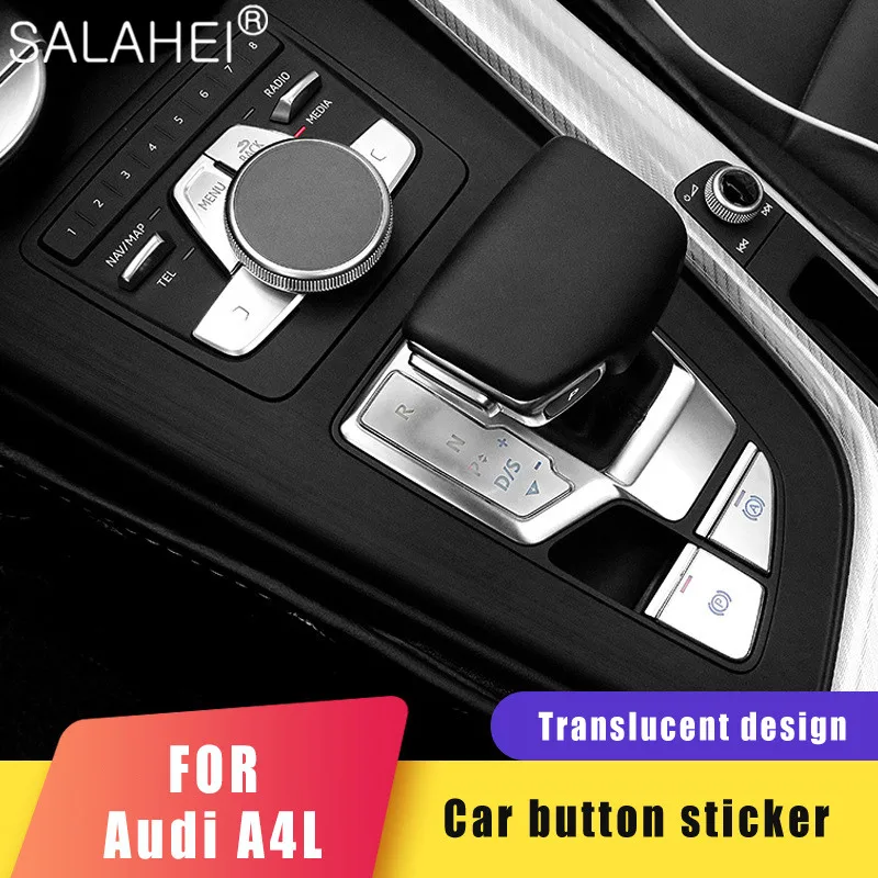Car Sticker For 17-18 Audi A4L Central Control Button Stickers Door unlock button patches Interior Modification Bright Patches
Car Sticker For 17-18 Audi A4L Central Control Button Stickers Door unlock button patches Interior Modification Bright Patches