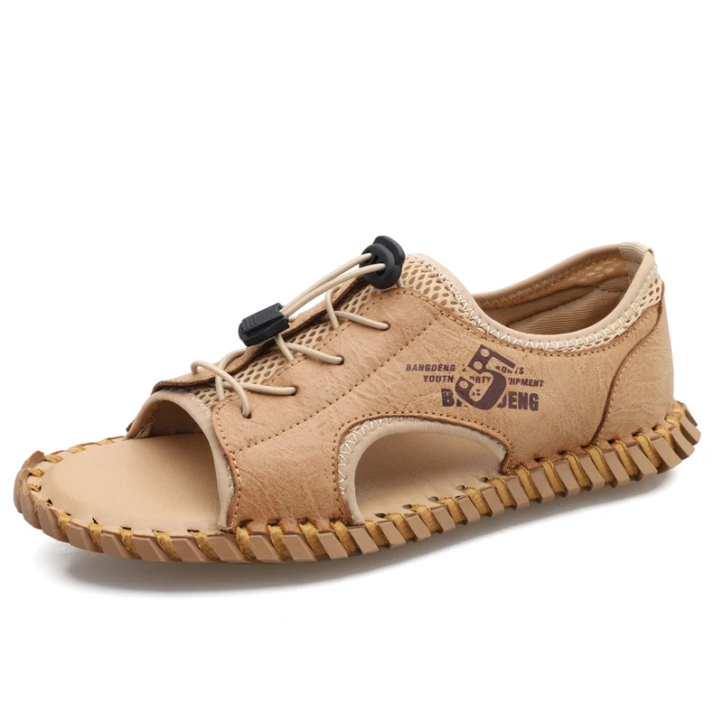 Summer Men's Beach Sandals Open Toe Shoes Hollow Vamp Breathable Cool Casual Sandals with Buckle Design
Summer Men's Beach Sandals Open Toe Shoes Hollow Vamp Breathable Cool Casual Sandals with Buckle Design