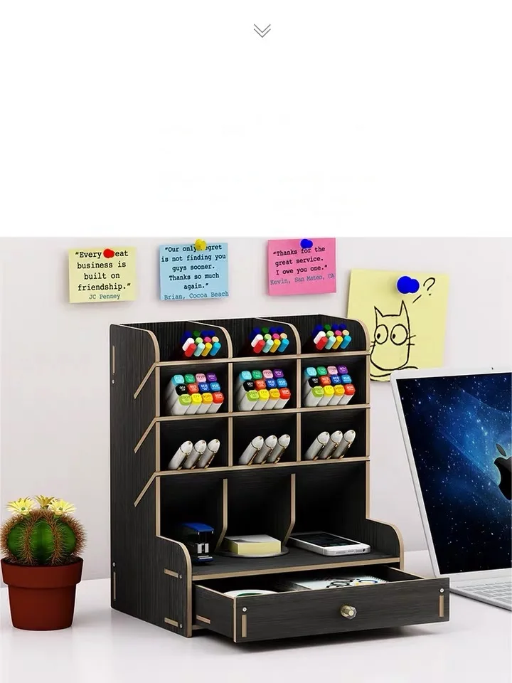 Multi-function Wooden Desktop Pen Holder Desk Pen Pencil Receiving Organizer Office School Stationery Storage Stand Case
Multi-function Wooden Desktop Pen Holder Desk Pen Pencil Receiving Organizer Office School Stationery Storage Stand Case