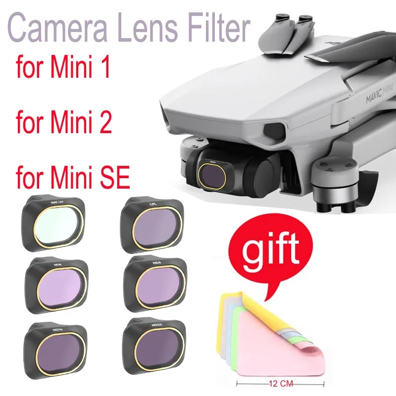 FOR DJI Mavic Mini 2 /SE MCUV ND4 ND8 ND16 ND32 CPL ND/PL Filters Kit for DJI Mavic Mini Drone Accessories
FOR DJI Mavic Mini 2 /SE MCUV ND4 ND8 ND16 ND32 CPL ND/PL Filters Kit for DJI Mavic Mini Drone Accessories
