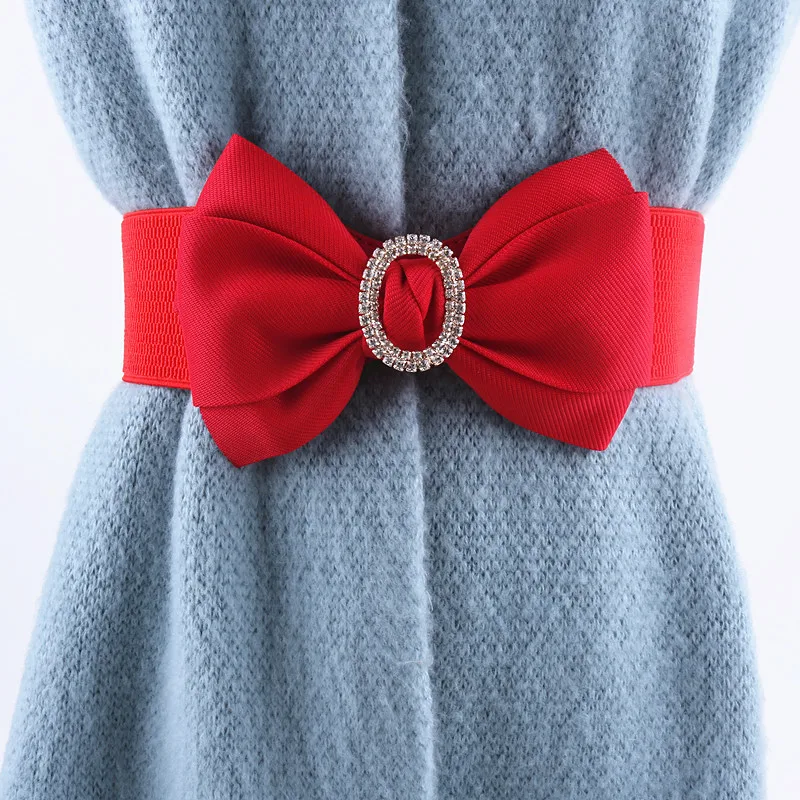 Red White Black Fashion Elastic Belts For Women Women's Clothing Matching Vintage Bow Knot Girdle Decorative Retro Wide Belt
Red White Black Fashion Elastic Belts For Women Women's Clothing Matching Vintage Bow Knot Girdle Decorative Retro Wide Belt