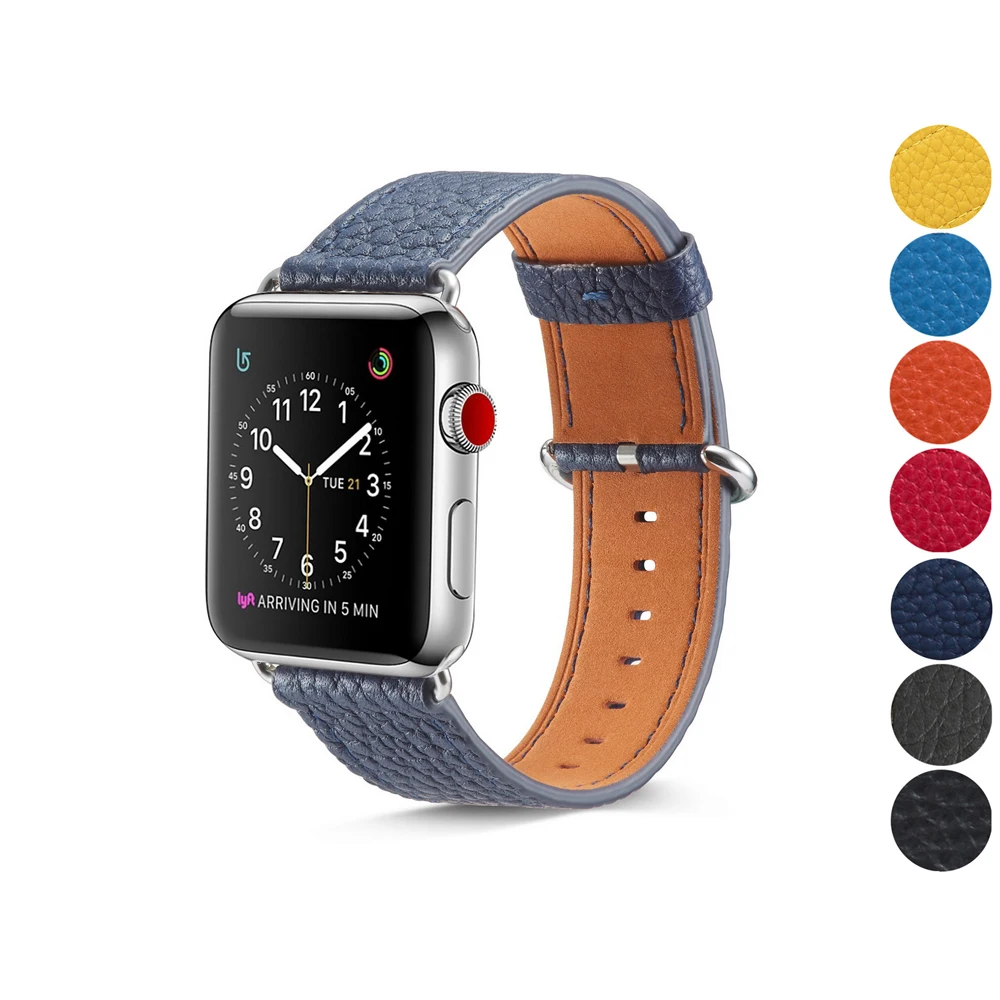 Watch Leather Bracelet for Apple Watch Series 4 3 2 1 Watch Accessories Wrist Bands 40mm 44mm Leather Strap for Iwatch 38mm 42mm
Watch Leather Bracelet for Apple Watch Series 4 3 2 1 Watch Accessories Wrist Bands 40mm 44mm Leather Strap for Iwatch 38mm 42mm