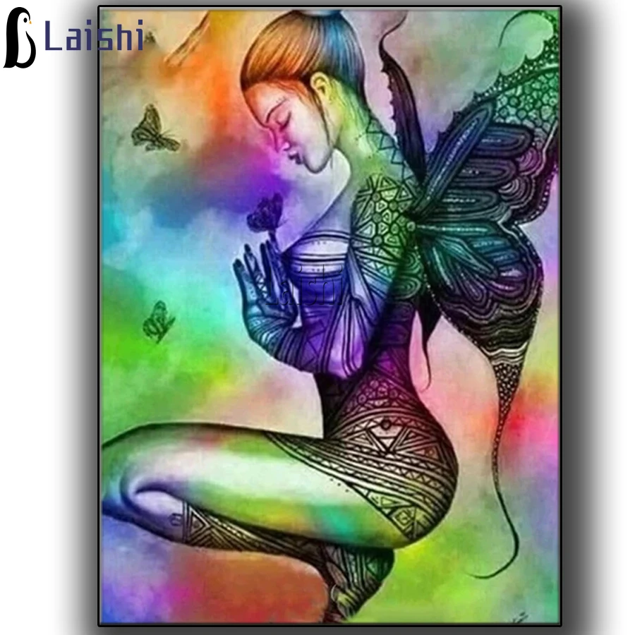 full Square Round Drill 5D DIY Diamond Painting Abstract fantasy Diamond Embroidery Butterfly Woman Cross Stitch Home Decor
full Square Round Drill 5D DIY Diamond Painting Abstract fantasy Diamond Embroidery Butterfly Woman Cross Stitch Home Decor