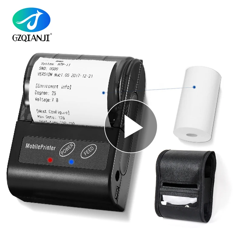 POS Handheld Mini 58mm Bluetooth Printer Thermal Printer Pocket Portable Ticket Receipt USB Wireless for Android IOS System
POS Handheld Mini 58mm Bluetooth Printer Thermal Printer Pocket Portable Ticket Receipt USB Wireless for Android IOS System