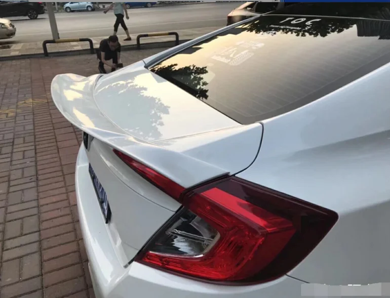 Спойлер для honda civic стильный спойлер MC 2016 2019 праймер крыла заднего багажника