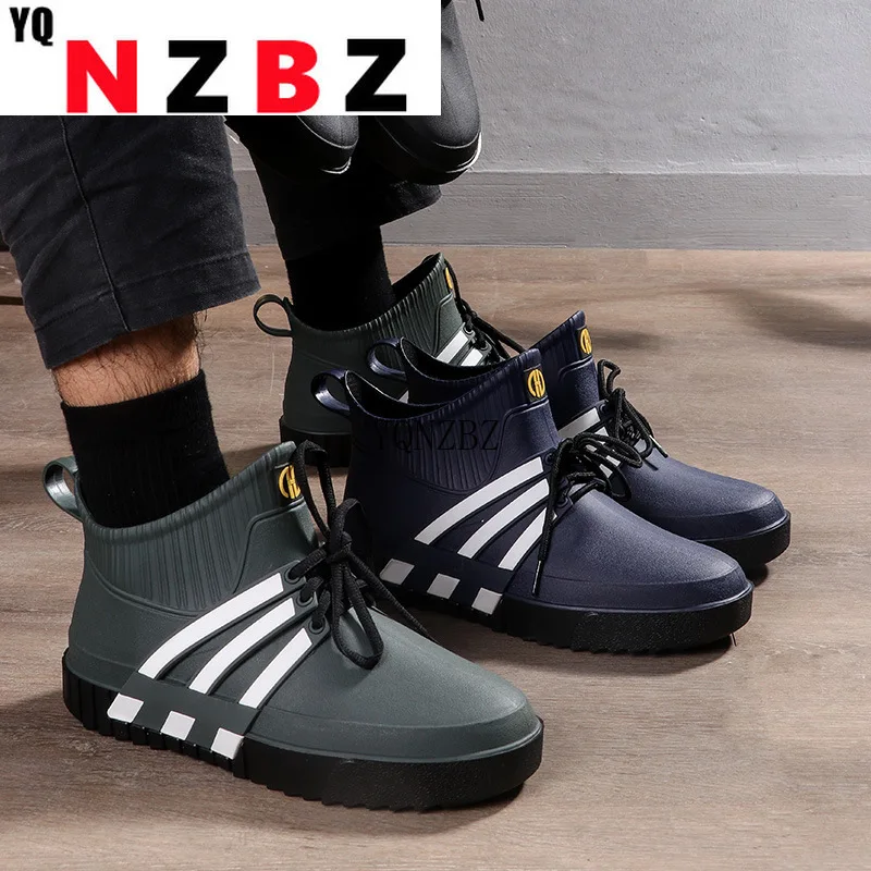 Slip on Rainboots Men's Rubber Shoes Fishing Boots Short Rain Shoes Men Garden Boot Waterproof Lovers Shoes 2022 New Rain Boots
Slip on Rainboots Men's Rubber Shoes Fishing Boots Short Rain Shoes Men Garden Boot Waterproof Lovers Shoes 2022 New Rain Boots