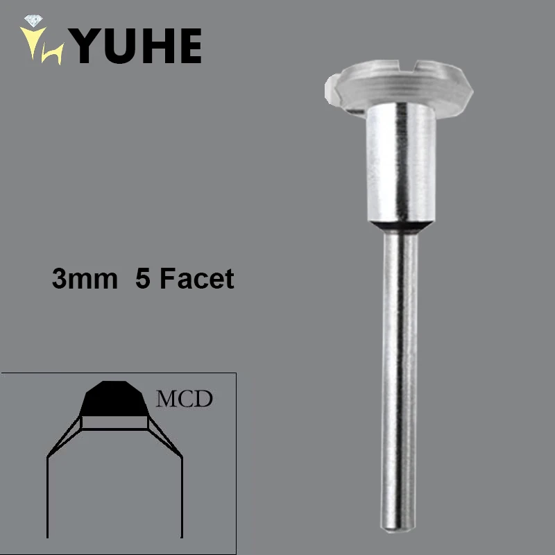 3mm 5 Facet MCD Jewelry Tools MCD Posalux Cutter Used in Flywheel Machine for Engraving Jewelry YUHE
3mm 5 Facet MCD Jewelry Tools MCD Posalux Cutter Used in Flywheel Machine for Engraving Jewelry YUHE