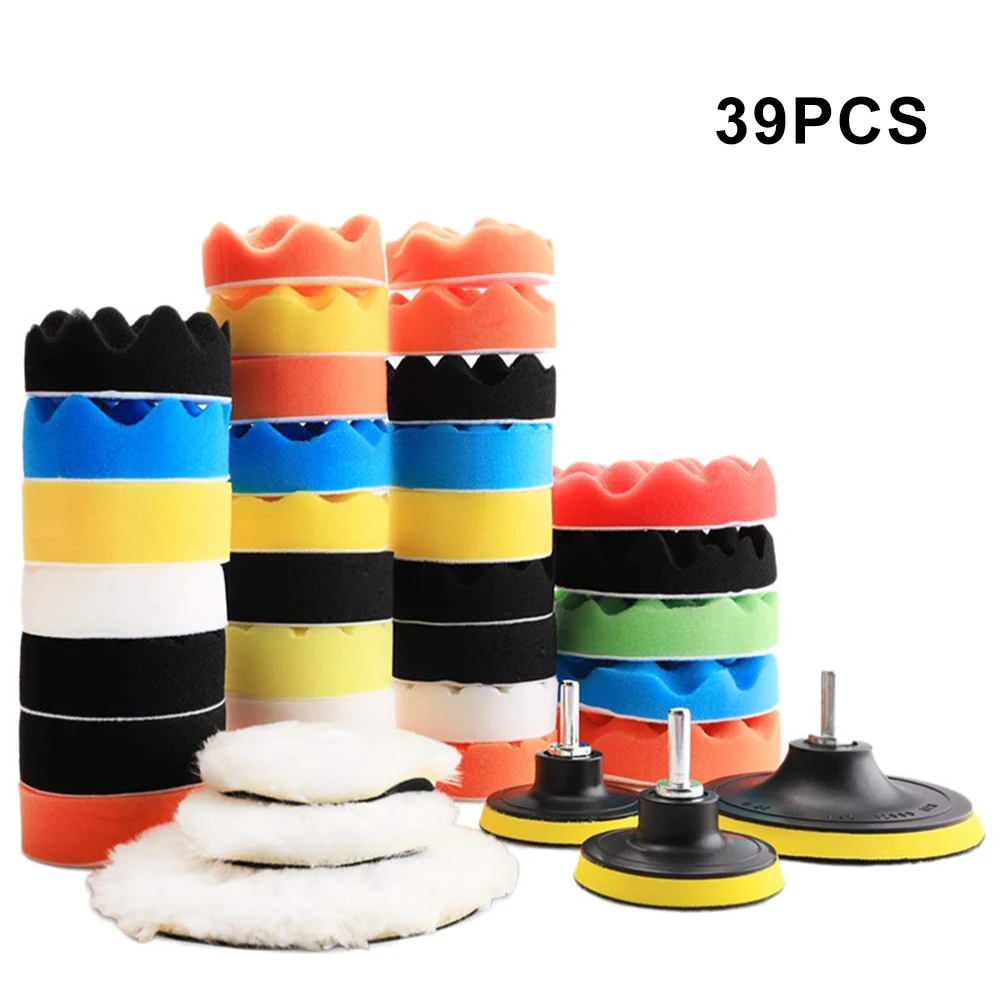 39PCS Car Polishing Pad Kit for M10 Drill Foam Drill Pad Buffering Set for Boat Car Glass Floor Buffer Wheel Polishing Clean Kit
39PCS Car Polishing Pad Kit for M10 Drill Foam Drill Pad Buffering Set for Boat Car Glass Floor Buffer Wheel Polishing Clean Kit
