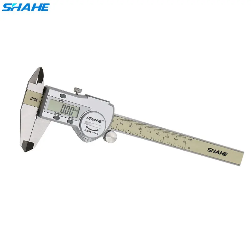SHAHE цифровой штангенциркуль 0 150 мм/6 "из нержавеющей стали Калибр микрометр