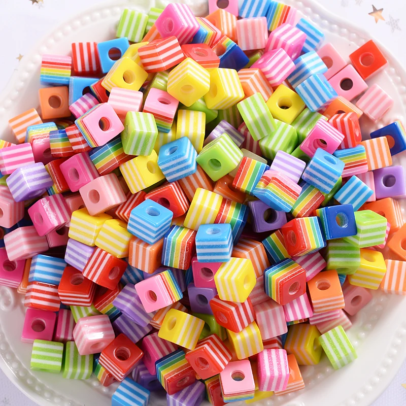 30Pcs 8X8/9X9/10X10Mm Mixed Color Resin Colorful Square Beads for Handmade Jewelry Making DIY Accessories Bracelet Necklace
30Pcs 8X8/9X9/10X10Mm Mixed Color Resin Colorful Square Beads for Handmade Jewelry Making DIY Accessories Bracelet Necklace
