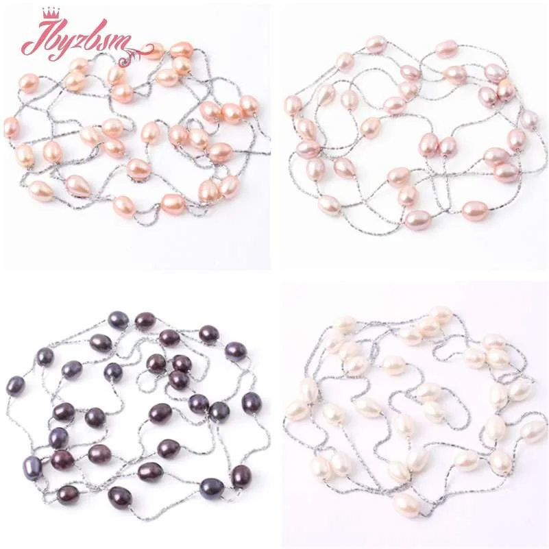 6x7-7x8mm Oval Freshwater Pearl Natural Stone Beads For Woman Christmas New Year Gift Jewelry Silver Plated Chain Necklace 44"
6x7-7x8mm Oval Freshwater Pearl Natural Stone Beads For Woman Christmas New Year Gift Jewelry Silver Plated Chain Necklace 44"