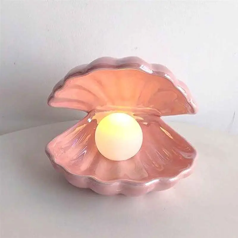 Ceramic Night Light Desktop Decoration Shell Light European Style Bedside Lamp Bedroom Decor Ornament
Ceramic Night Light Desktop Decoration Shell Light European Style Bedside Lamp Bedroom Decor Ornament