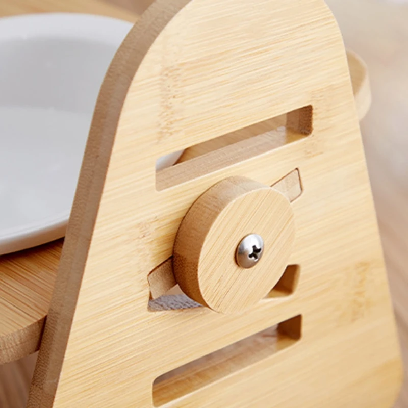 Dual Sections Solid Wood Rectangular Table Pet Double Bowl Raised Stand Ceramics
Dual Sections Solid Wood Rectangular Table Pet Double Bowl Raised Stand Ceramics