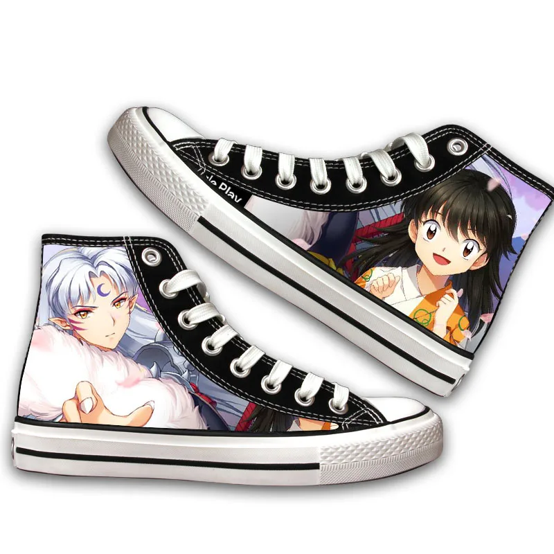 Inuyasha animation Printed Sneakers Women Men Canvas Shoes Cartoon Casual Shoes Teenagers Man women Sports Shoes Black Color
Inuyasha animation Printed Sneakers Women Men Canvas Shoes Cartoon Casual Shoes Teenagers Man women Sports Shoes Black Color