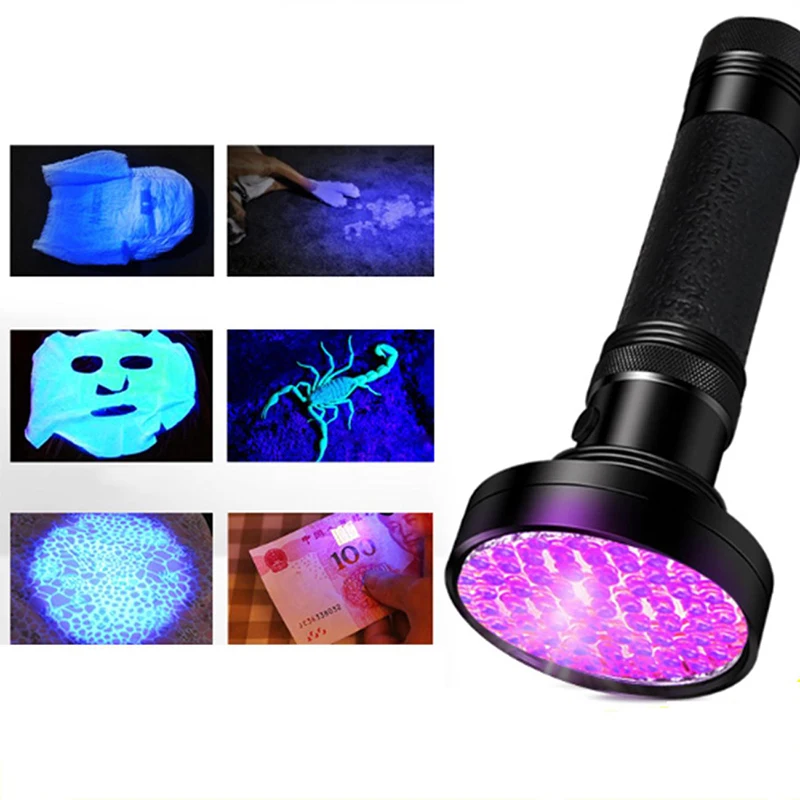 Mini UV Flashlight Ultraviole Torch Multifunction Waterproof UV Black Light with 100 LED Pet Urine Stains Detector Scorpion
Mini UV Flashlight Ultraviole Torch Multifunction Waterproof UV Black Light with 100 LED Pet Urine Stains Detector Scorpion
