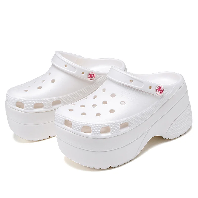 Women Clogs Platform Wedges Garden Shoes Summer Beach Sandals Antiskid Home Slippers Thick Sole Increased Flip Flops for Women
Women Clogs Platform Wedges Garden Shoes Summer Beach Sandals Antiskid Home Slippers Thick Sole Increased Flip Flops for Women