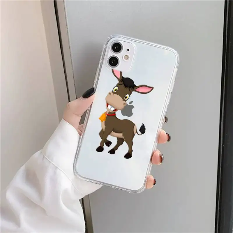 horse Donkey cute animal shell Phone Case Transparent soft For iphone 5 5s 5c se 6 6s 7 8 11 12 plus mini x xs xr pro max
horse Donkey cute animal shell Phone Case Transparent soft For iphone 5 5s 5c se 6 6s 7 8 11 12 plus mini x xs xr pro max