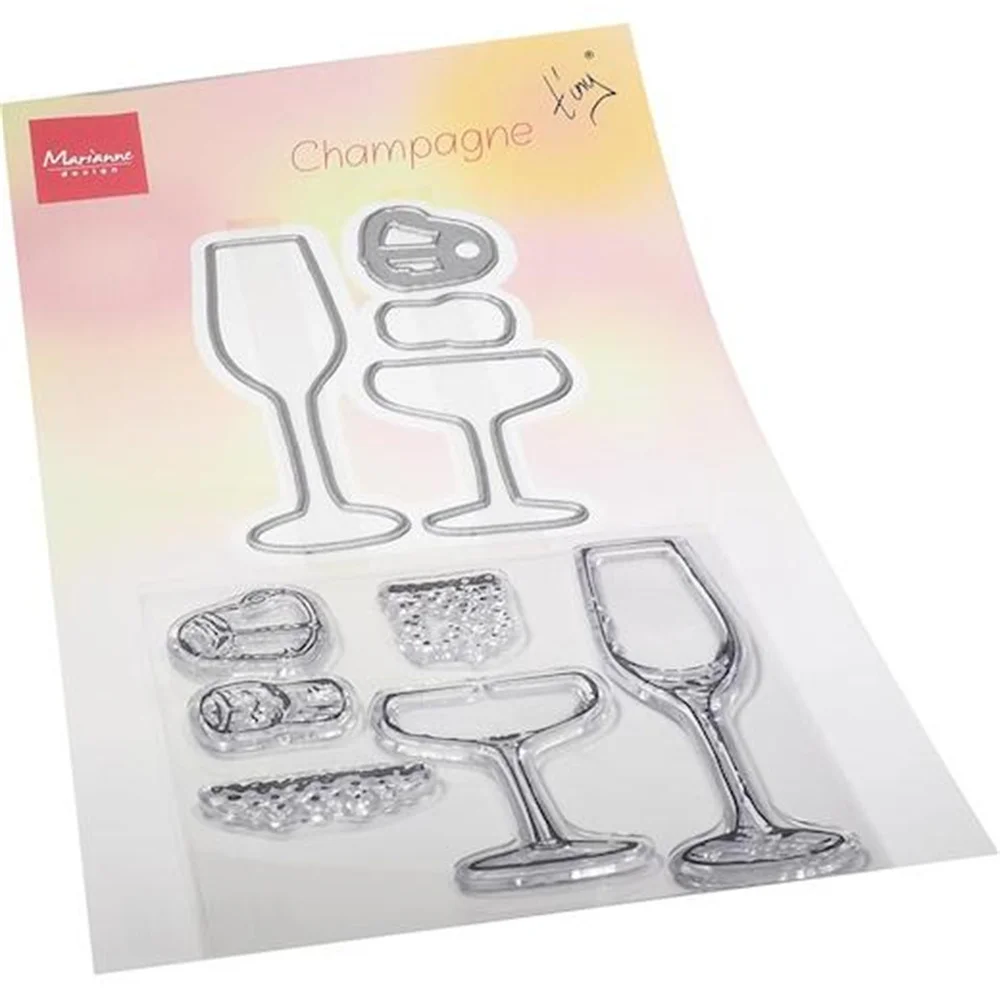 2021 New Champagne Glass Metal Cutting Dies Craft Embossing Template Scrapbook Paper Diary DIY Greeting Card House Decorations 
2021 New Champagne Glass Metal Cutting Dies Craft Embossing Template Scrapbook Paper Diary DIY Greeting Card House Decorations