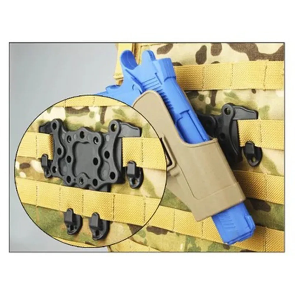 Dropleg Holster Platform Molle Ambidextrous Strike Speed Clip Platform BK DE CQC Style Mount Airsoft Hunting Accessories
Dropleg Holster Platform Molle Ambidextrous Strike Speed Clip Platform BK DE CQC Style Mount Airsoft Hunting Accessories