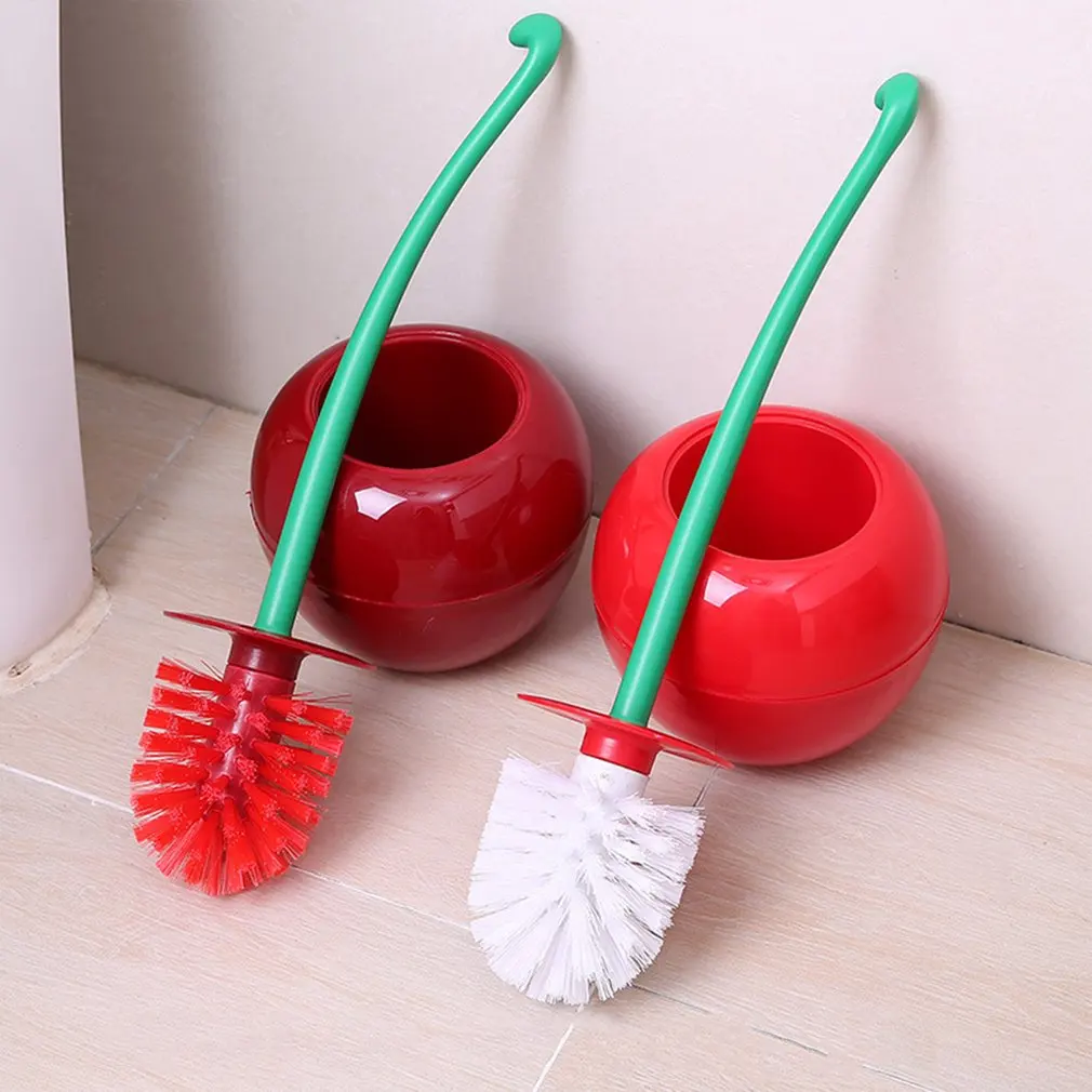 Creative Lovely Cherry Toilet Brush Holder Set Non-slip Long Handle Cleaning Brush Head For Bathroom Home WC Bathroom Supplies
Creative Lovely Cherry Toilet Brush Holder Set Non-slip Long Handle Cleaning Brush Head For Bathroom Home WC Bathroom Supplies