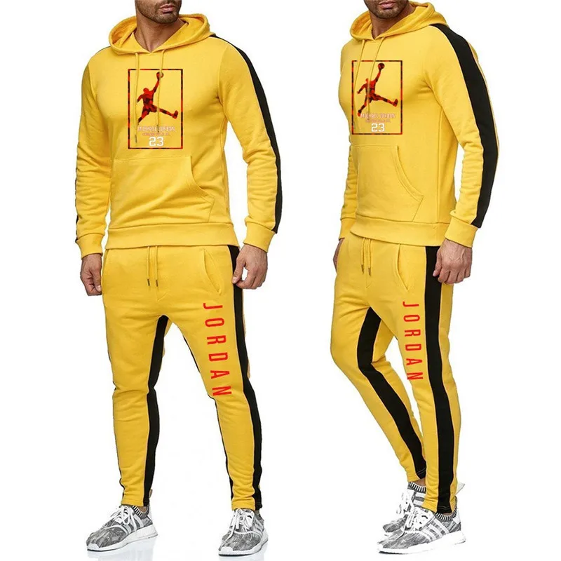 Tracksuit Men Casual Fashion Hoodie / Sweatshirts JORDAN 23 Sportswear Coat + Pant Tracksuit Men Brand Clothing Set
Tracksuit Men Casual Fashion Hoodie / Sweatshirts JORDAN 23 Sportswear Coat + Pant Tracksuit Men Brand Clothing Set