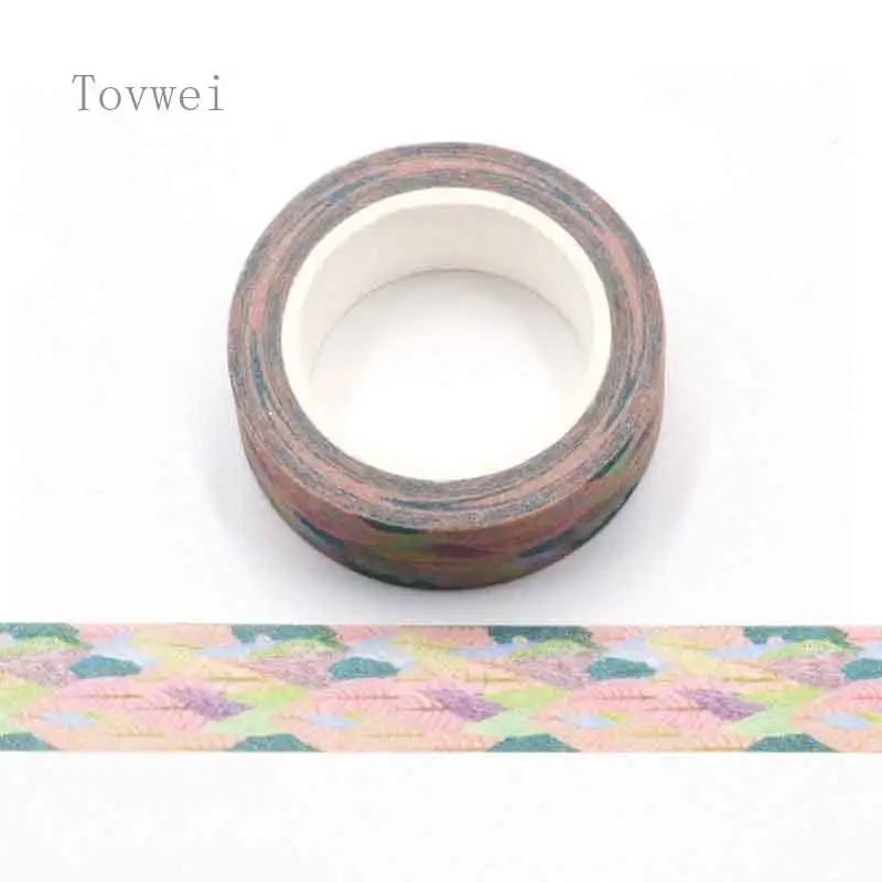 1 pc Cute Plant Leaves Glitter Washi Tape Masking Tape Decorative Tape For Sticker Scrapbooking DIY Photo Album
1 pc Cute Plant Leaves Glitter Washi Tape Masking Tape Decorative Tape For Sticker Scrapbooking DIY Photo Album