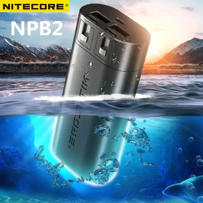 NITECORE NPB2 10000mAh QC3.0 выход IP68 Номинальное водонепроницаемое портативное зарядное устройство/портативное мобильное зарядное устройство Сертиф...
NITECORE NPB2 10000mAh QC3.0 выход IP68 Номинальное водонепроницаемое портативное зарядное устройство/портативное мобильное зарядное устройство Сертиф...