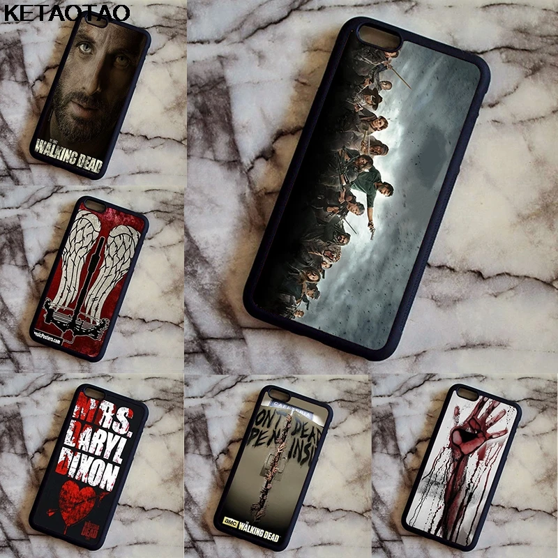 KETAOTAO Ходячие мертвецы Рик Дэрил для samsung galaxy S4 S5 S6 S7 S8 S9 S10 edge Note чехол Мягкий ТПУ