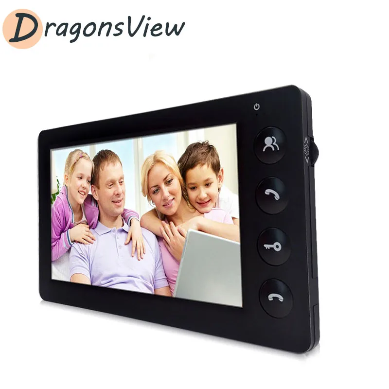 Видеодомофон DragonsView 7 дюймов проводной внутренний монитор визуальный домофон для