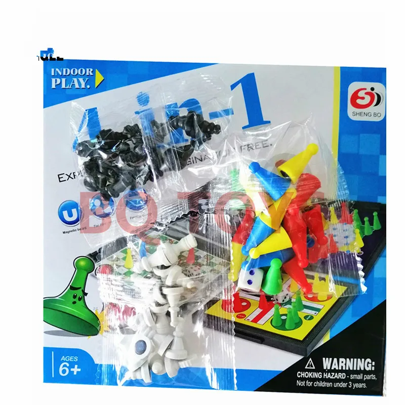 4-in-1 Board Toy Chess/snakes and Ladders/flying Chess/checkers/ Travel Portable Game Chess Set Game Chess for Family
4-in-1 Board Toy Chess/snakes and Ladders/flying Chess/checkers/ Travel Portable Game Chess Set Game Chess for Family