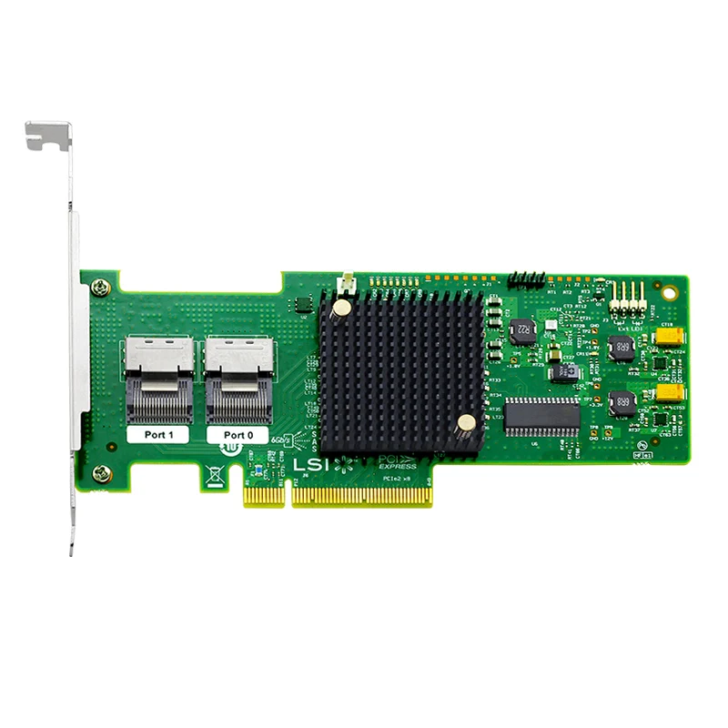 9240 8i LSI MegaRAID SAS LSI00200 SAS2008 IT 8 портов NO RAID SFF8087 6 ГБ HBA JBOD PCI E 2 0 X8 карта контроллера