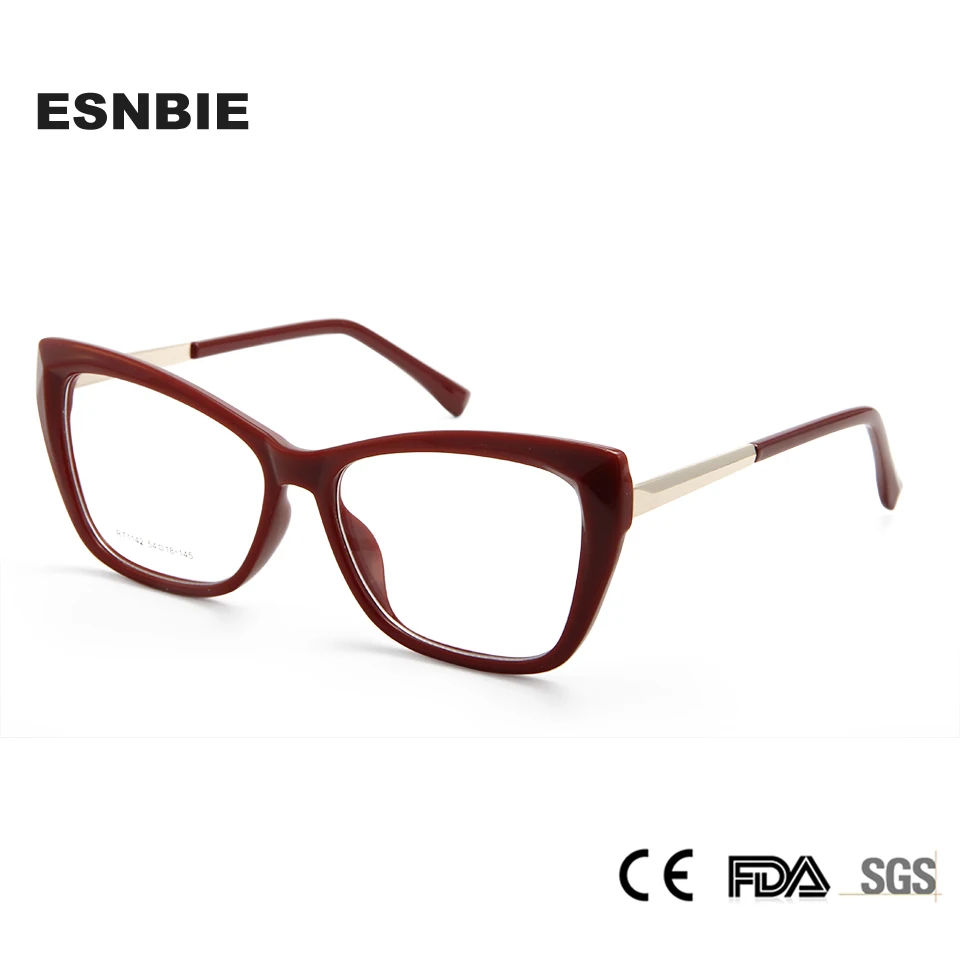 

Fashion Cat Eye Tr90 Plastic Titanium Eyeglasses Frame For Women Spring Hinge Female Frame Glasses Optical Ladies Oculos De Sol