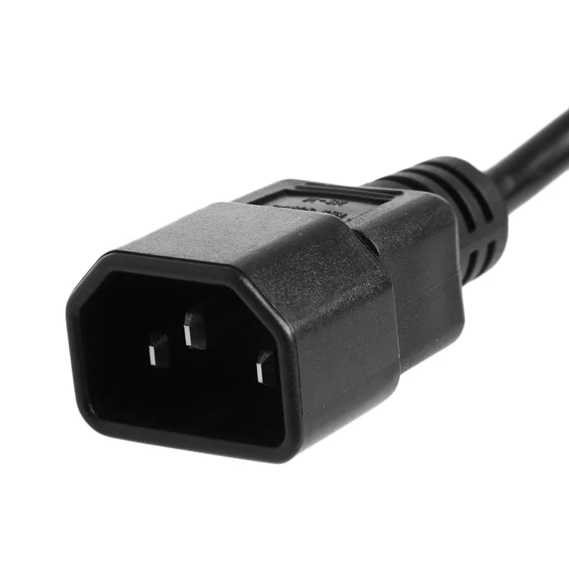 PDU UPS IEC 320 C14 штекер на C13 гнездо удлинитель с переключателем вкл/выкл 30 см F92A |