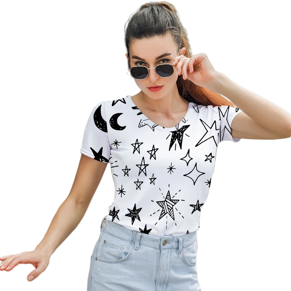 Summer Floral Print T-shirt Women's Fashion Casual Short-sleeved O-neck Y2k Harajuku Slim Top Ladies Streetwear T-shirt Clothes
Summer Floral Print T-shirt Women's Fashion Casual Short-sleeved O-neck Y2k Harajuku Slim Top Ladies Streetwear T-shirt Clothes