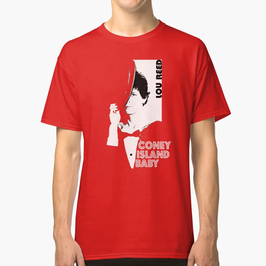 Lou Reed-Coney ostrov/футболка для малышей lou reed coney худи рок-ролл | Мужская одежда
