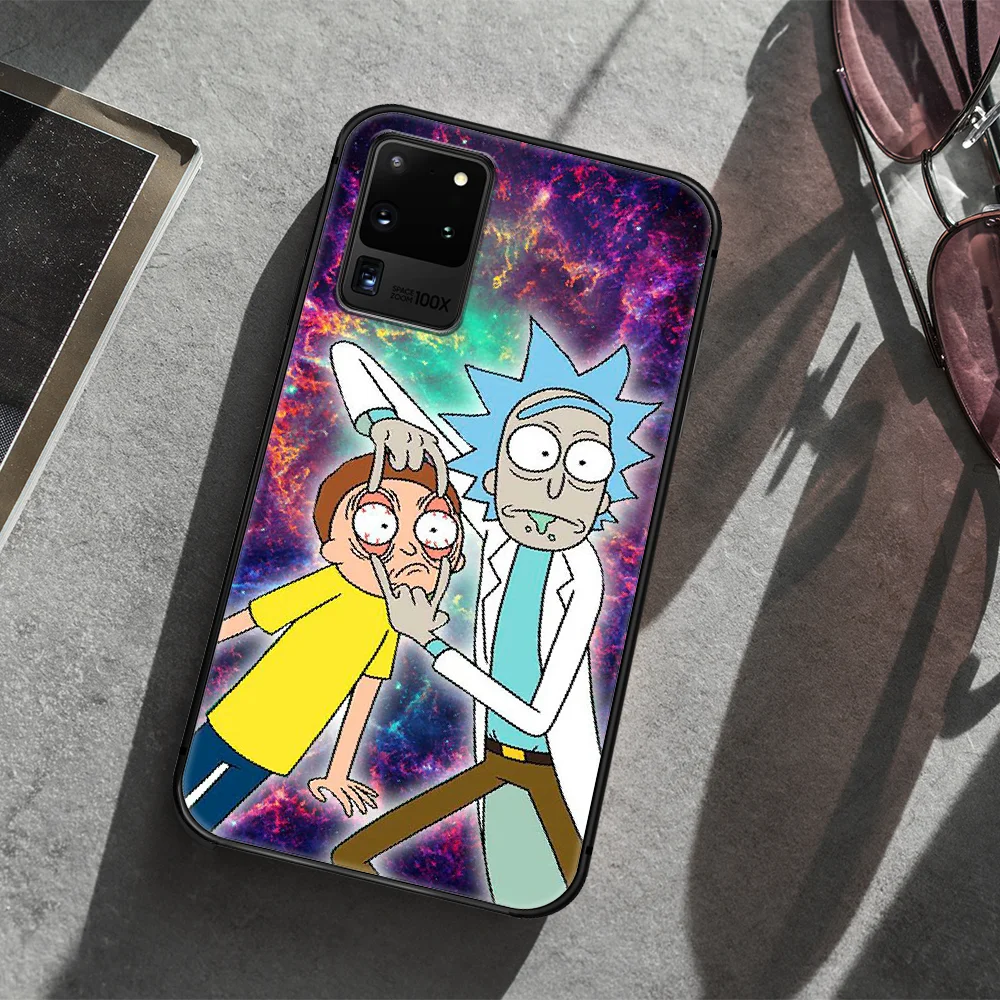 Cartoon Rick Anime Morty Phone Case Cover Hull For Samsung Galaxy S 7 8 9 10 e 20 FE edge uitra plus Note 9 10 20 black Cover 
Cartoon Rick Anime Morty Phone Case Cover Hull For Samsung Galaxy S 7 8 9 10 e 20 FE edge uitra plus Note 9 10 20 black Cover