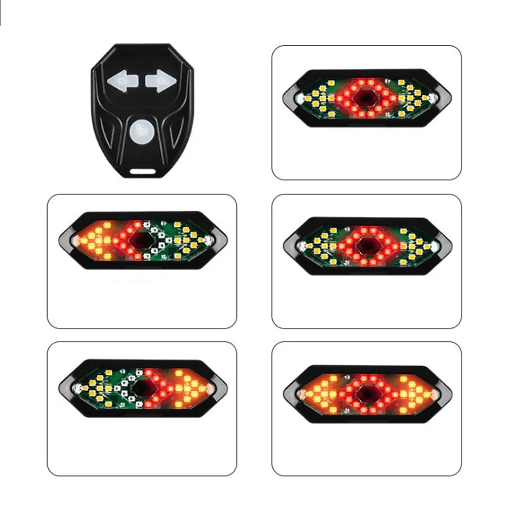 Wireless LED Bicycle Bike Rear Tail Light USB Rechargeable Waterproof Taillight Warning Intelligent Remote Control Turn Signal
Wireless LED Bicycle Bike Rear Tail Light USB Rechargeable Waterproof Taillight Warning Intelligent Remote Control Turn Signal