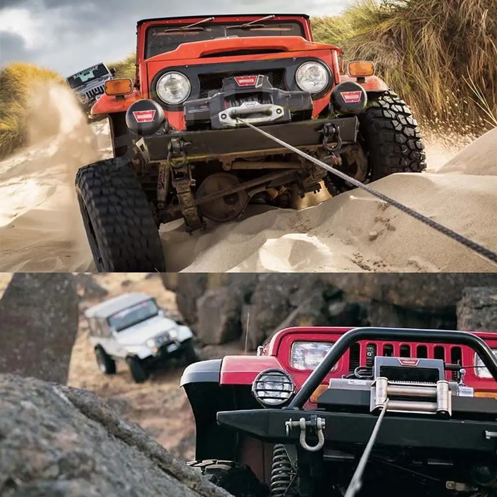 100ft Synthetic Winch Rope, 12000 lbs Durable Car Tow Recovery Cable Synthetic Winch Rope Winch Line Cable for ATV UTV SUV
100ft Synthetic Winch Rope, 12000 lbs Durable Car Tow Recovery Cable Synthetic Winch Rope Winch Line Cable for ATV UTV SUV