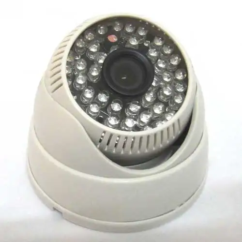 

1/3" 700TVL Super CCD IR Color CCTV Indoor Dome Security Camera 48 LEDs Day Night Vision