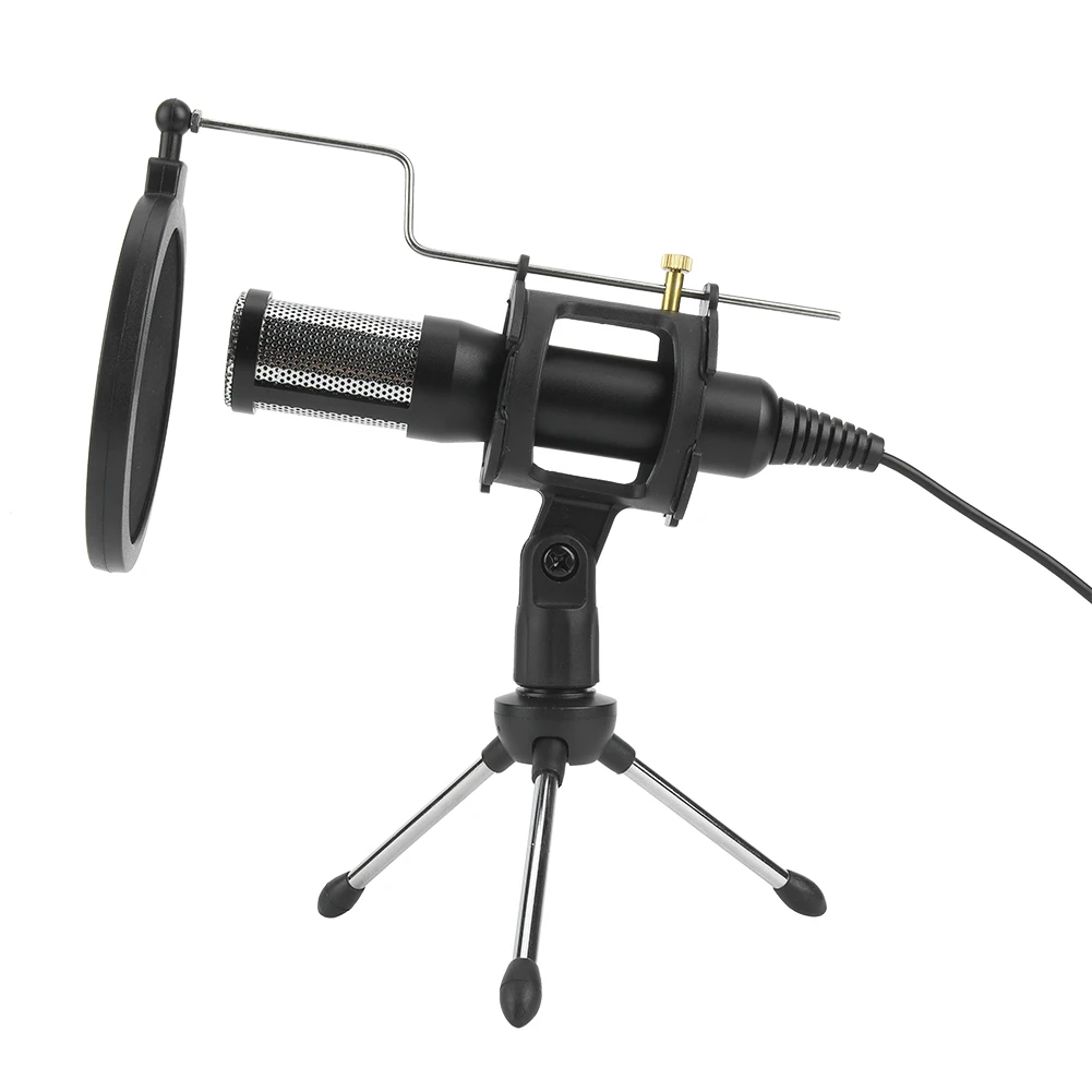 SOONHUA Anti-Shock Bracket Tripod Mic Kit Professional Condenser USB Microphone For Game Chat Studio Recording Computer
SOONHUA Anti-Shock Bracket Tripod Mic Kit Professional Condenser USB Microphone For Game Chat Studio Recording Computer