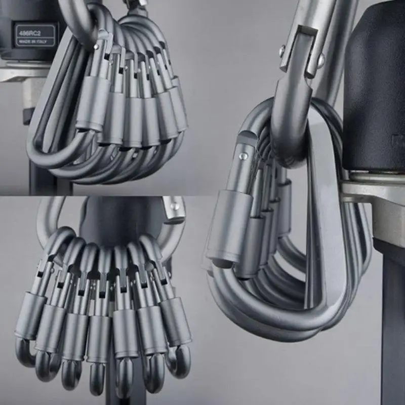 6pcs/lot Carabiner Travel Kit Camping Equipment Alloy Aluminum Survival Gear Camp Mountaineering Hook Mosqueton Carabiner
6pcs/lot Carabiner Travel Kit Camping Equipment Alloy Aluminum Survival Gear Camp Mountaineering Hook Mosqueton Carabiner