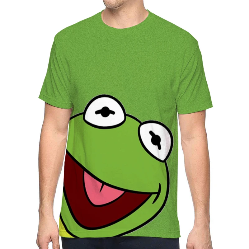 Повседневная мужская футболка Kermit The Frogs, летняя футболка в стиле хип-хоп с забавным мультяшным принтом лягушки, повседневные топы с коротки...
Повседневная мужская футболка Kermit The Frogs, летняя футболка в стиле хип-хоп с забавным мультяшным принтом лягушки, повседневные топы с коротки...