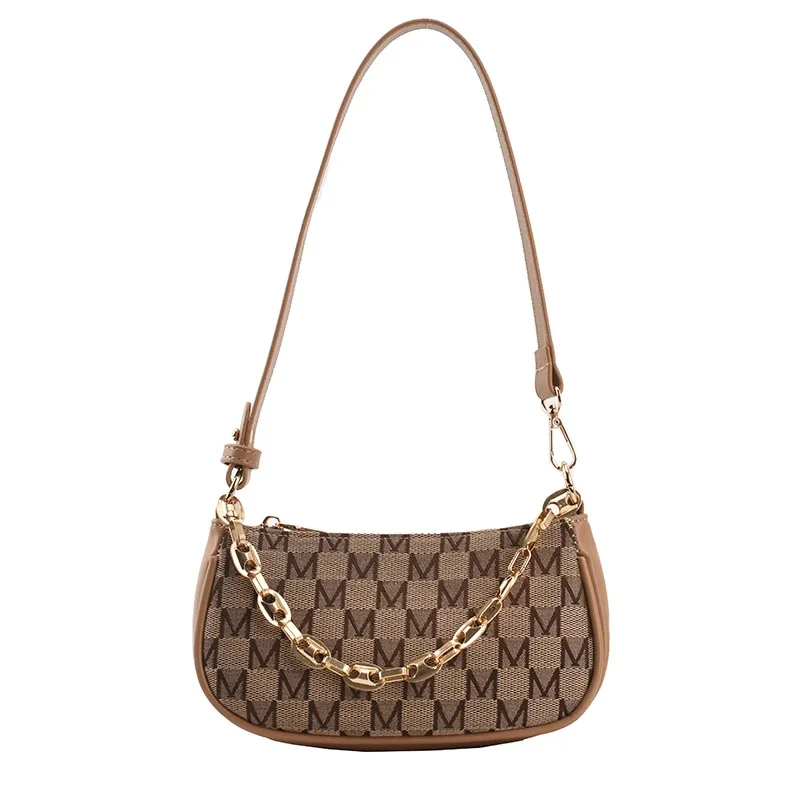 Retro Letter PU Leather Armpit Baguette Crossbody Bag for Women 2021 Chain Shoulder Handbags and Purses Female Designer Tote Bag
Retro Letter PU Leather Armpit Baguette Crossbody Bag for Women 2021 Chain Shoulder Handbags and Purses Female Designer Tote Bag