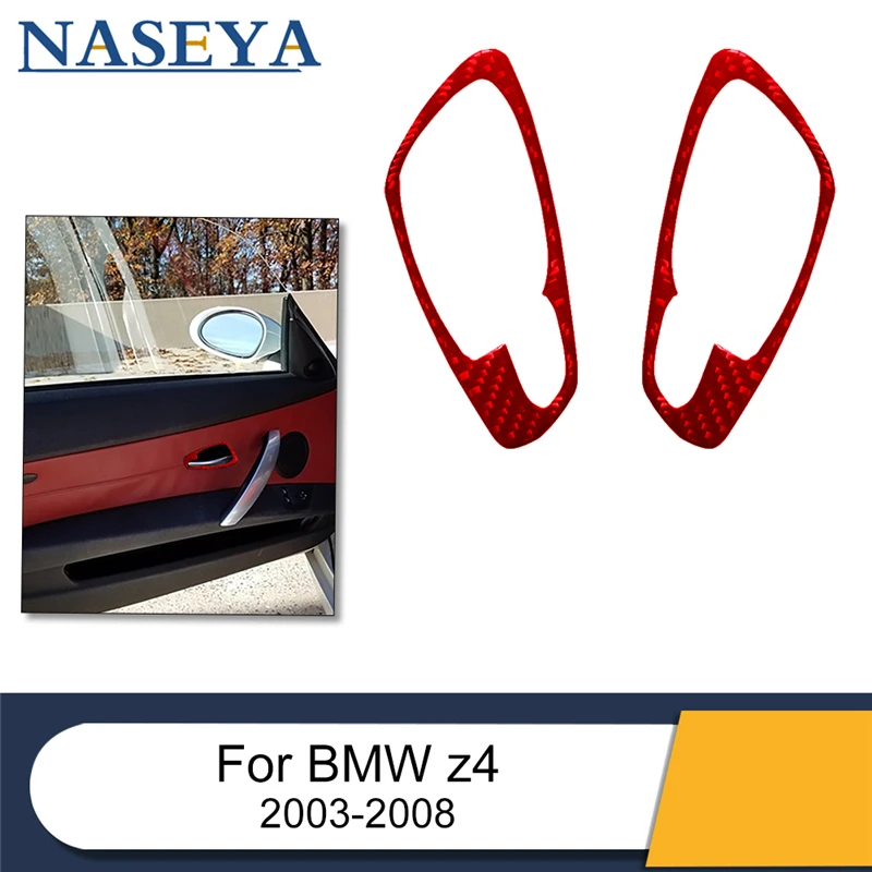 2Pcs/set For BMW Z4 2003-2008 Car Door Handle Panel Car Accessories Carbon Fiber Cover Trim Red Decorative Sticker
2Pcs/set For BMW Z4 2003-2008 Car Door Handle Panel Car Accessories Carbon Fiber Cover Trim Red Decorative Sticker