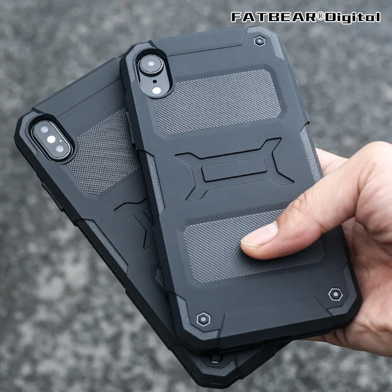FATBEAR Tactical Military Grade Rugged Shockproof Armor Protective Shell Skin Case Cover for Apple iPhone X XS MAX XR
FATBEAR Tactical Military Grade Rugged Shockproof Armor Protective Shell Skin Case Cover for Apple iPhone X XS MAX XR