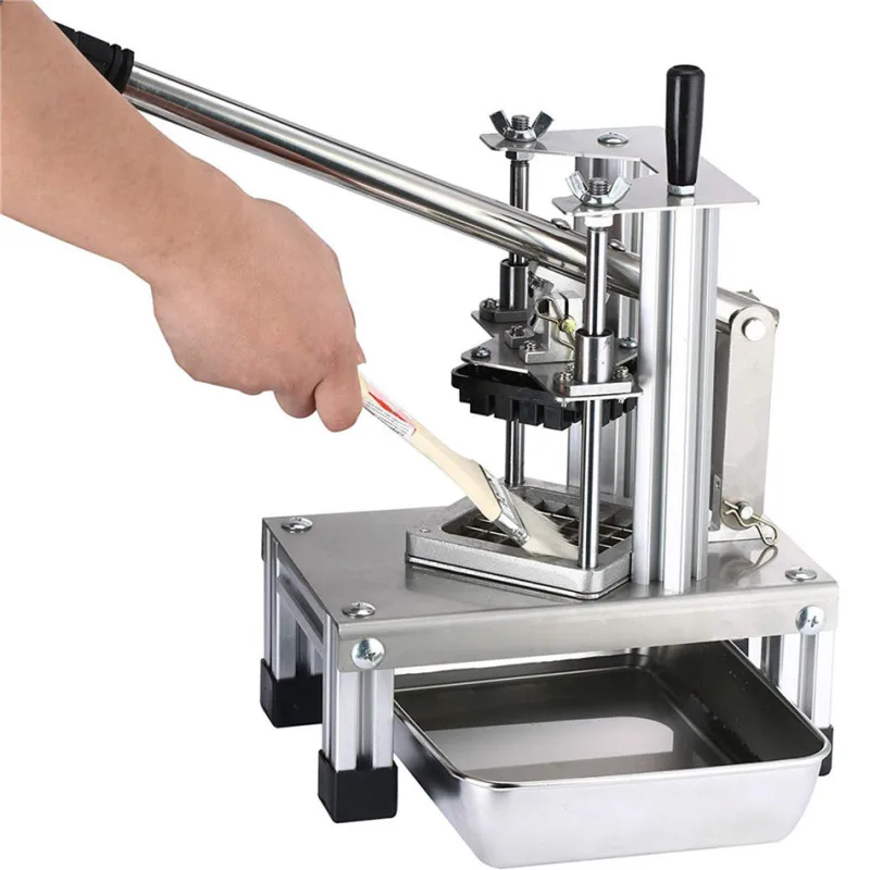 French Fry Cutter Potato Vegetable Fruit Slicer Chopper Dicer With Blade Use Home Potato Slicer Cucumber Manual Cutting Machine
French Fry Cutter Potato Vegetable Fruit Slicer Chopper Dicer With Blade Use Home Potato Slicer Cucumber Manual Cutting Machine